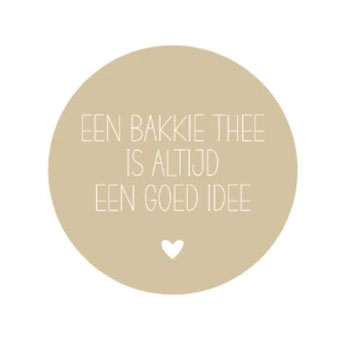 Onderzetters een bakkie thee