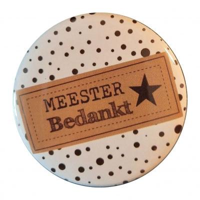 Opener meester bedankt stipjes