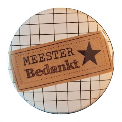 Opener meester bedankt hokjes