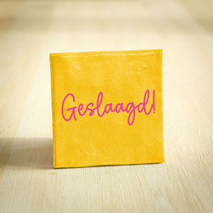 Tegeltje geslaagd keramiek