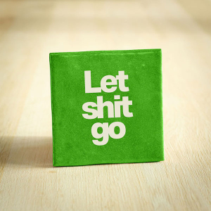 Tegeltje let shit go keramiek