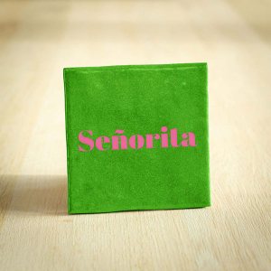 Tegeltje senorita keramiek