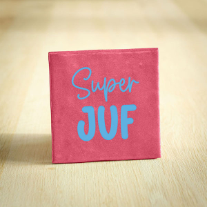 Tegeltje super juf en meester keramiek