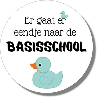 Er gaat er eendje naar de basisschool Er gaat er eendje naar de basisschool
