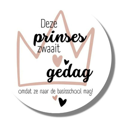 De prinses zwaait gedag De prinses zwaait gedag