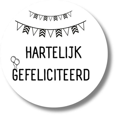 Hartelijk gefeliciteerd