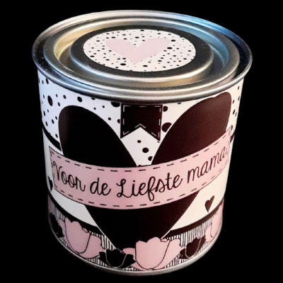 Voor de liefste mama hart zwart