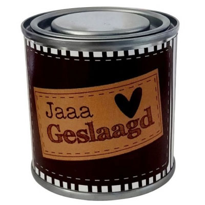 Jaaaa geslaagd zwart