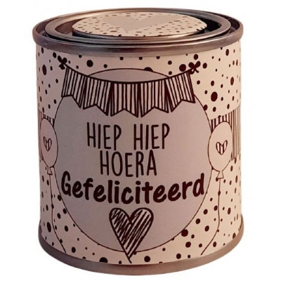 Hiep hiep gefeliciteerd zwart