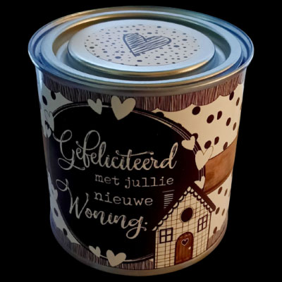 Blikje nieuwe woning