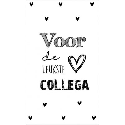 Kaartje voor de leukste collega