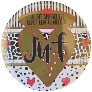 Spiegeltje een geweldige juf