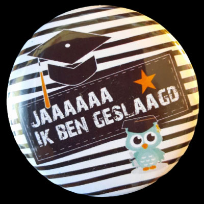 Ik ben geslaagd