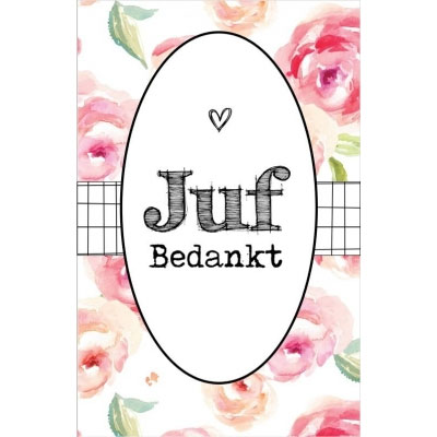 Juf bedankt