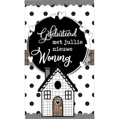 Kaartje nieuwe woning