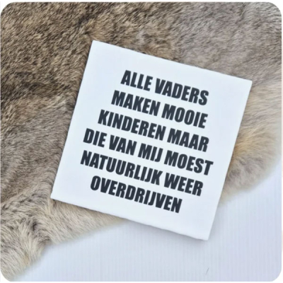 Tegeltje alle vaders