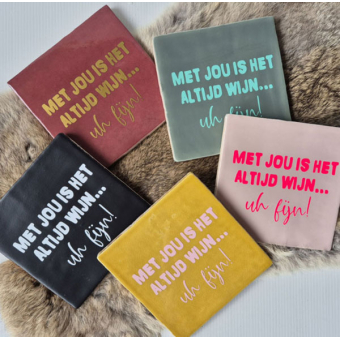 Tegeltje met jou