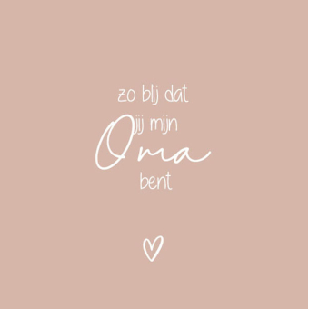 Forex tegeltje blij met oma
