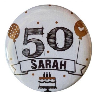 Button 50 ballonnen en taart sarah en abraham Button 50 ballonnen en taart sarah en abraham