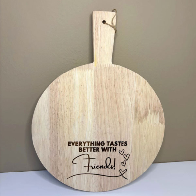 Houten borrelplank friends Houten borrelplank friends