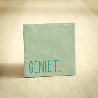Geniet lichtgroen