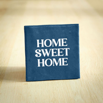 Home sweet home blauw