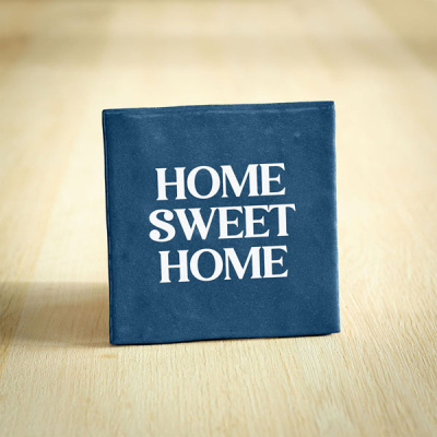 Home sweet home blauw Home sweet home blauw