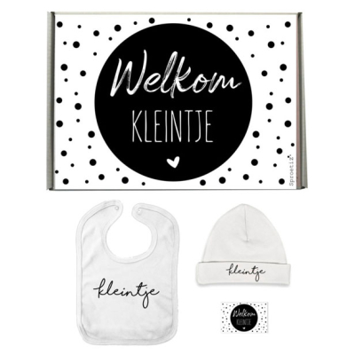 Kadoset baby kleintje wit Kadoset baby kleintje wit