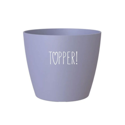 Bloempotje topper lila Bloempotje topper lila