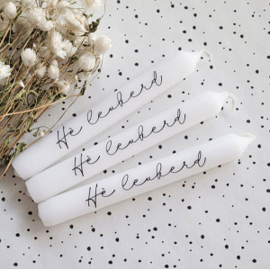 Tekstkaars hè leukerd