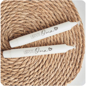 Tekstkaars liefste oma