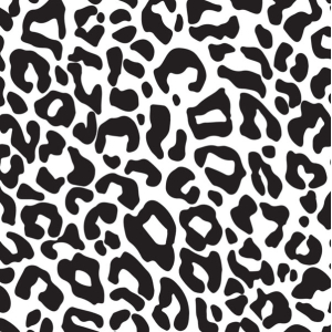 Forex square panter zwart-wit