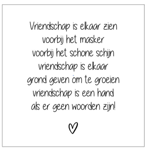 Forex tegeltje vriendschap