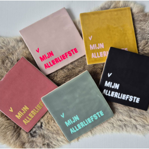 Tegeltje mijn allerliefste in meerdere kleuren