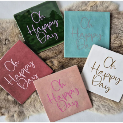 Tegeltje oh happy day