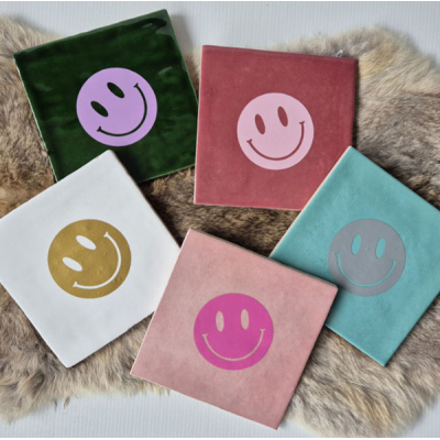 Tegeltje smiley
