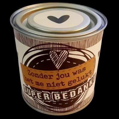 Blikje zonder jou