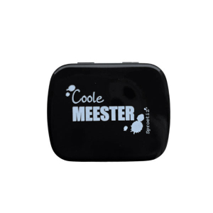 Pepermuntblikje juf en meester