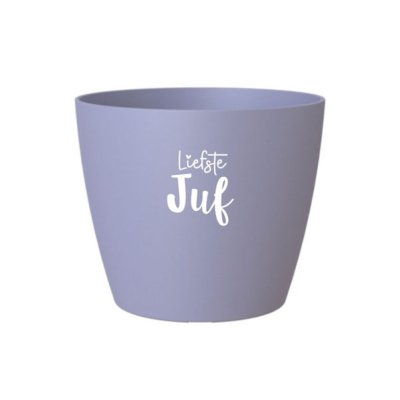 Bloempotje liefste juf lila Bloempotje liefste juf lila