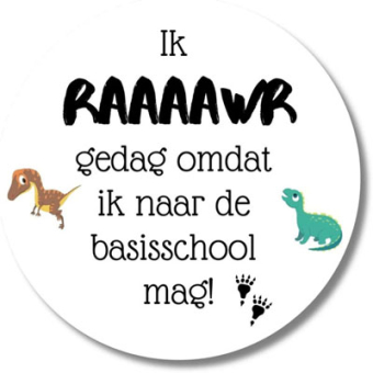 Omdat ik naar de basisschool mag