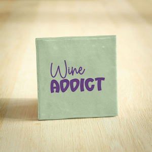 Tegeltje wine addict keramiek