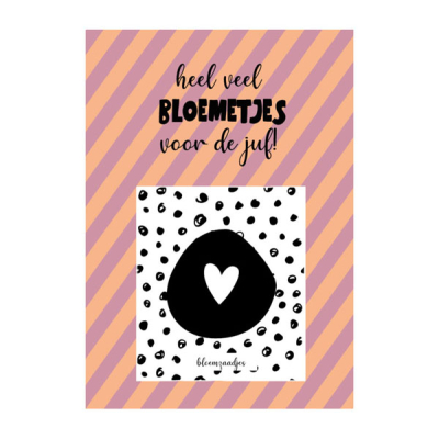 Bloemetjes voor de juf