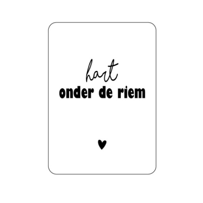 Hart omder de riem