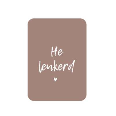 Hé leukerd