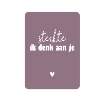 Ik denk aan je