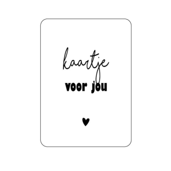 Kaartje voor jou