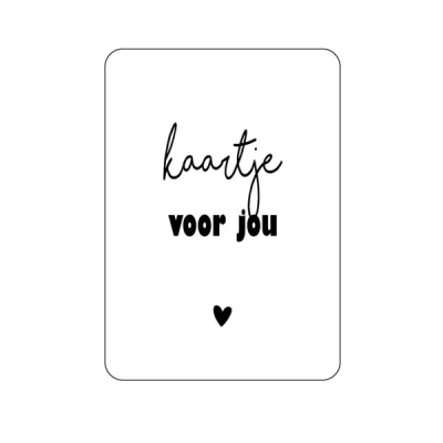 Kaartje voor jou