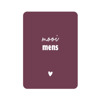 Mooi mens