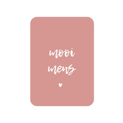 Mooi mens