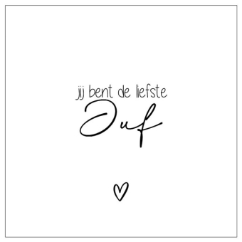 De liefste juf